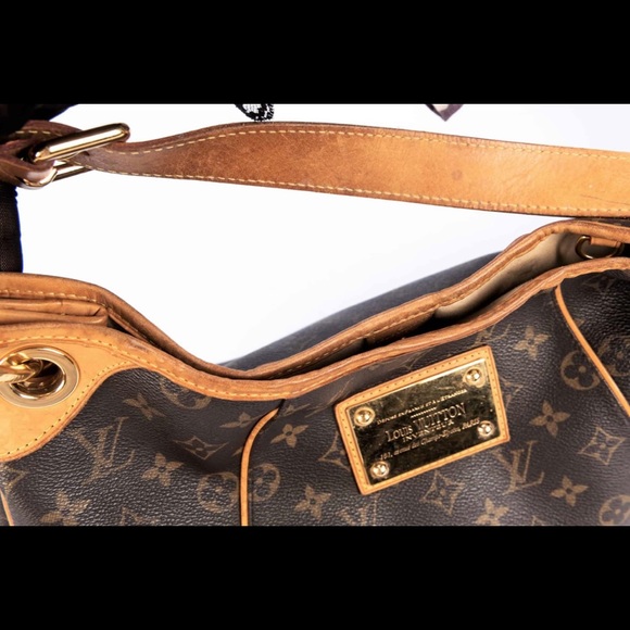 Mint Louis Vuitton GM Galleria shoulder bag brass hardware leather - Picture 4 of 6